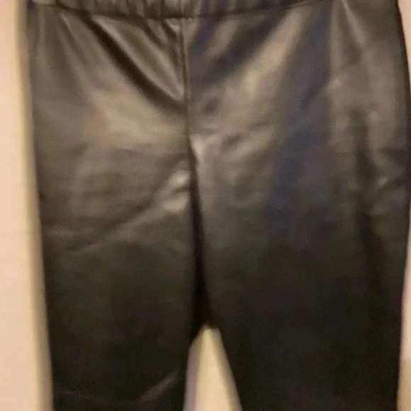 Saks Fifth Avenue 9/15 Exclusive Faux Leather & Ponte Knit Pants - Picture 4 of 8